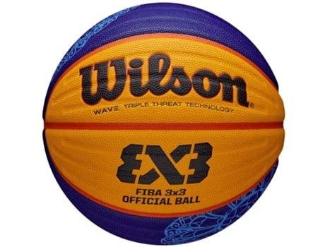 WILSON FIBA 3X3 Paris 2024 Replica Ball WZ3015001XB, unisexo, pelotas de baloncesto (amarillo - 6 EU)