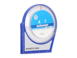 Buscador De Ángulos De 4x90 Grados Con Base Magnética, Inclinómetro Protector, Herramienta De Medición De Ángulos En Plástico Abs.