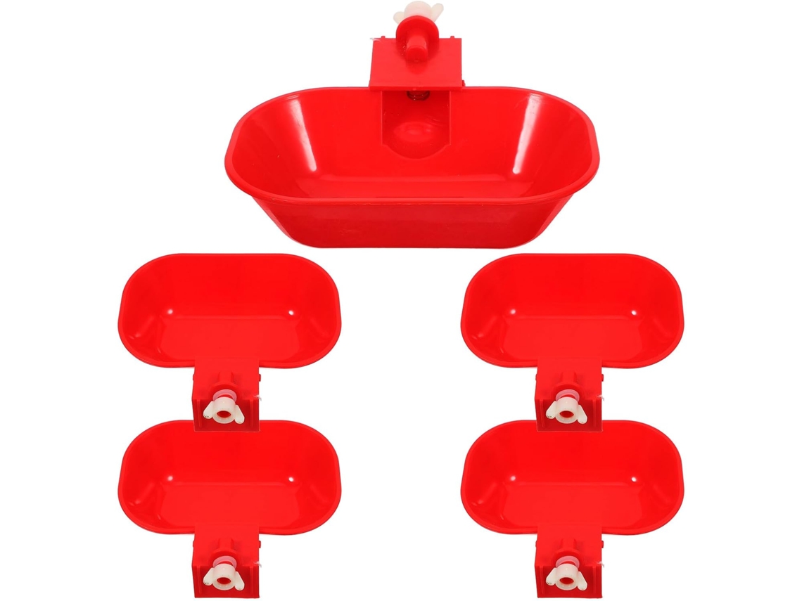 Bebedero Para Pollos Con 5 | Automático | Toyvian | Recipientes, | Duradero, | Regular, | 5,91 | 5,71