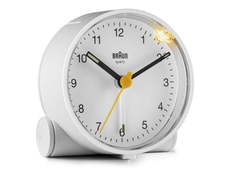 Reloj Despertador Analógico Braun Bc-01-W Blanco