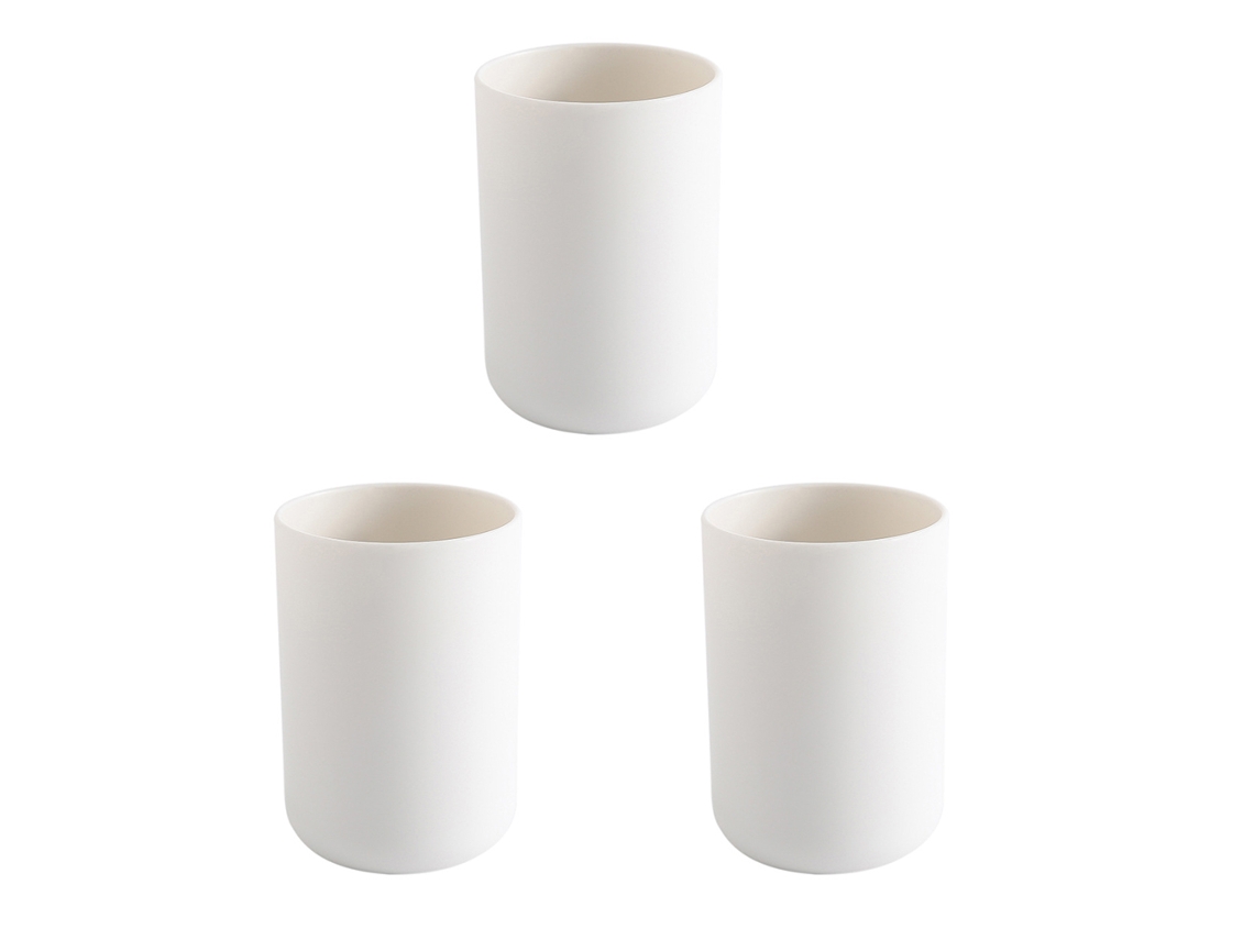 VVJIJILLY 3 Copos De Bochecho Simples Para Casal, Casa De Banho