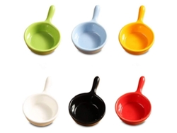 6 Mini Platos De Porcelana Coloridos Para Salsas, Aperitivos, Salsas, Condimentos Y Guarniciones.