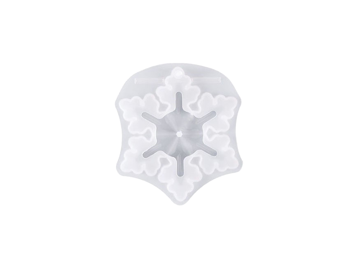 Molde para colgante de copo de nieve estilo cristal DIY 04