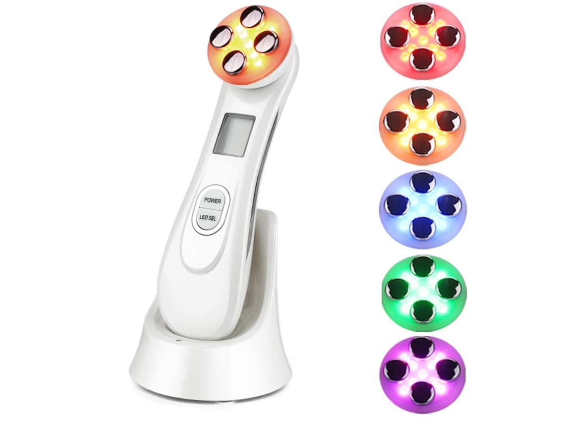 Máquina de radiofrecuencia 5 en 1 para reafirmar la piel, Bestvite, rejuvenecimiento de la piel con fotones LED blancos