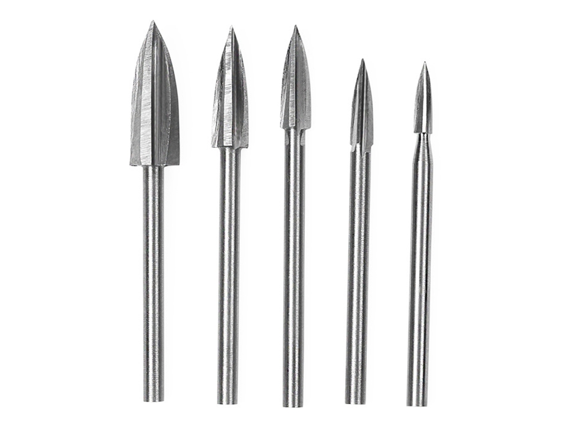 5 Brocas Para Tallar Madera, Herramientas De Grabado Y Pulido Para Bricolaje, Portátiles.