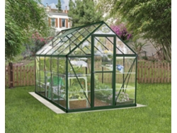 CANOPIA Invernadero de Jardín Harmony de Policarbonato Transparente 306X185X208 cm Verde