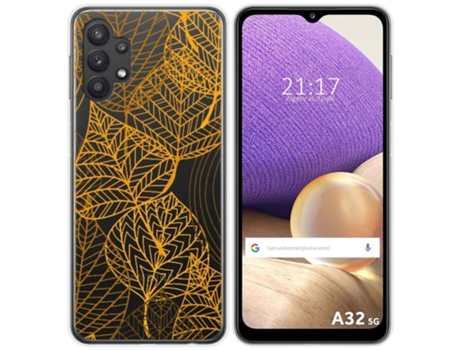 Carcasa Samsung Galaxy A32 5G TUMUNDOSMARTPHONE Dibujos Transparente Multicolor
