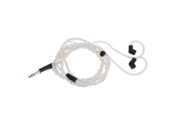 Cable De Auriculares Plateado De 2 Pines Y 0,78 Mm Con Conector De 3,5 Mm Para Kz Zsn Zs10 Zsx As12 As16 Zax