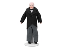 Miniatura De Servente Victoriano Giratório Para Casa De Bonecas 1:12 Com Suporte Cerâmica