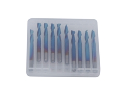 2 3.175 Carburo Cementado Testimony Flute Cutter Nanocoating Flat