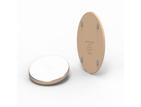 Cargador Carga Rápida Usb Inalámbrico Qi Teléfono para Samsung Dorado
