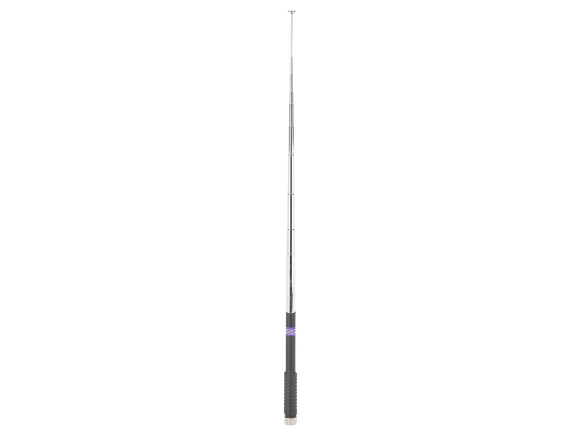 Antena Telescópica Larga, Aleación De Aluminio, Conector Sma Macho, Vhf 136-174 Mhz