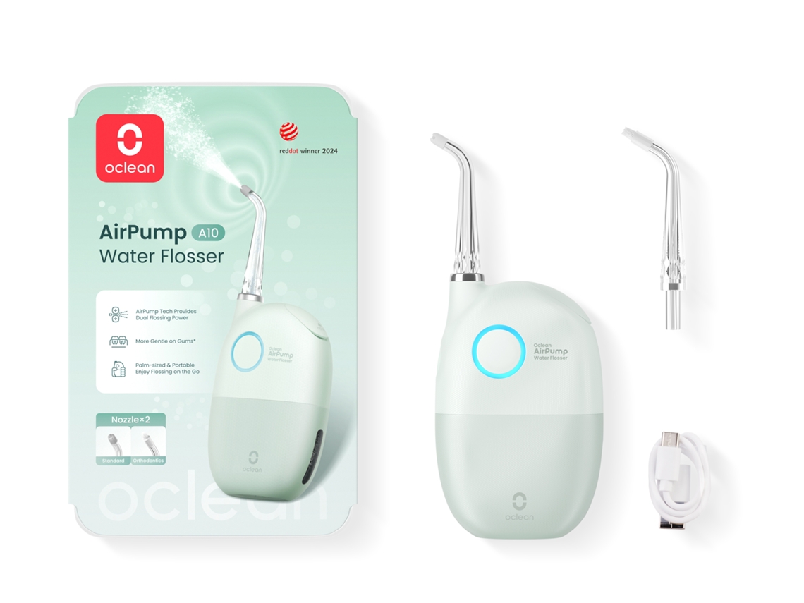 Irrigador Oral OCLEAN A10 Airpump (1 Unidad - Verde)