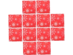 Juego de 50 servilletas de papel para decoración de mesa navideña Gokoco