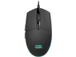 Ratón MARS GAMING 3200 DPI Mano Derecha (Negro)