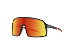 Gafas De Sol De Ciclismo Polarizadas Uv400 Anti-ultravioleta Gafas De Ciclismo De Bicicleta De Montaña Negro Rojo Gertiz