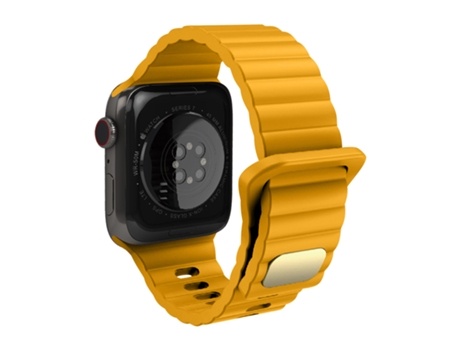Correa Apple Watch 41mm / 40mm y 38mm Silicona Flexible y Suave Amarillo AVIZAR
