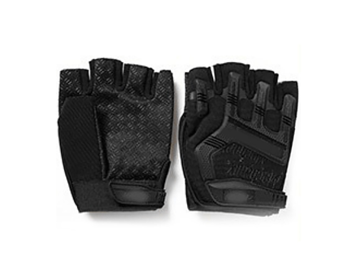 Guantes De Ciclismo De Exterior Sin Dedos Con Cierre De Velcro Antideslizante, Resistentes Al Desgaste, Color Negro.