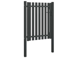 Puerta de acero para valla de jardín 100x125 cm Antracita MAISON EXCLUSIVE