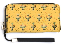 Cartera Cuero Con Cremallera Para Mujer Diseño Estampado