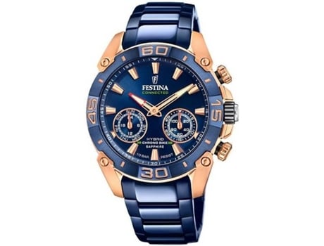 Reloj FESTINA Hombre (Acero - Azul)