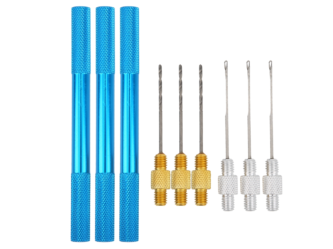 2026rebe-3pack Kit Herramientas Pesca 3 En 1 Aguja Cebo Taladro Gancho Stringer Aluminio Multifunción