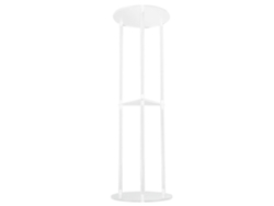 Mesa auxiliar estable transparente de 3 niveles