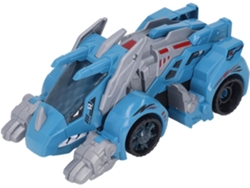 Coche Eléctrico Dinosaurio 2 En 1 Con Luces Led, Música Y Niebla – Juguete Transformable
