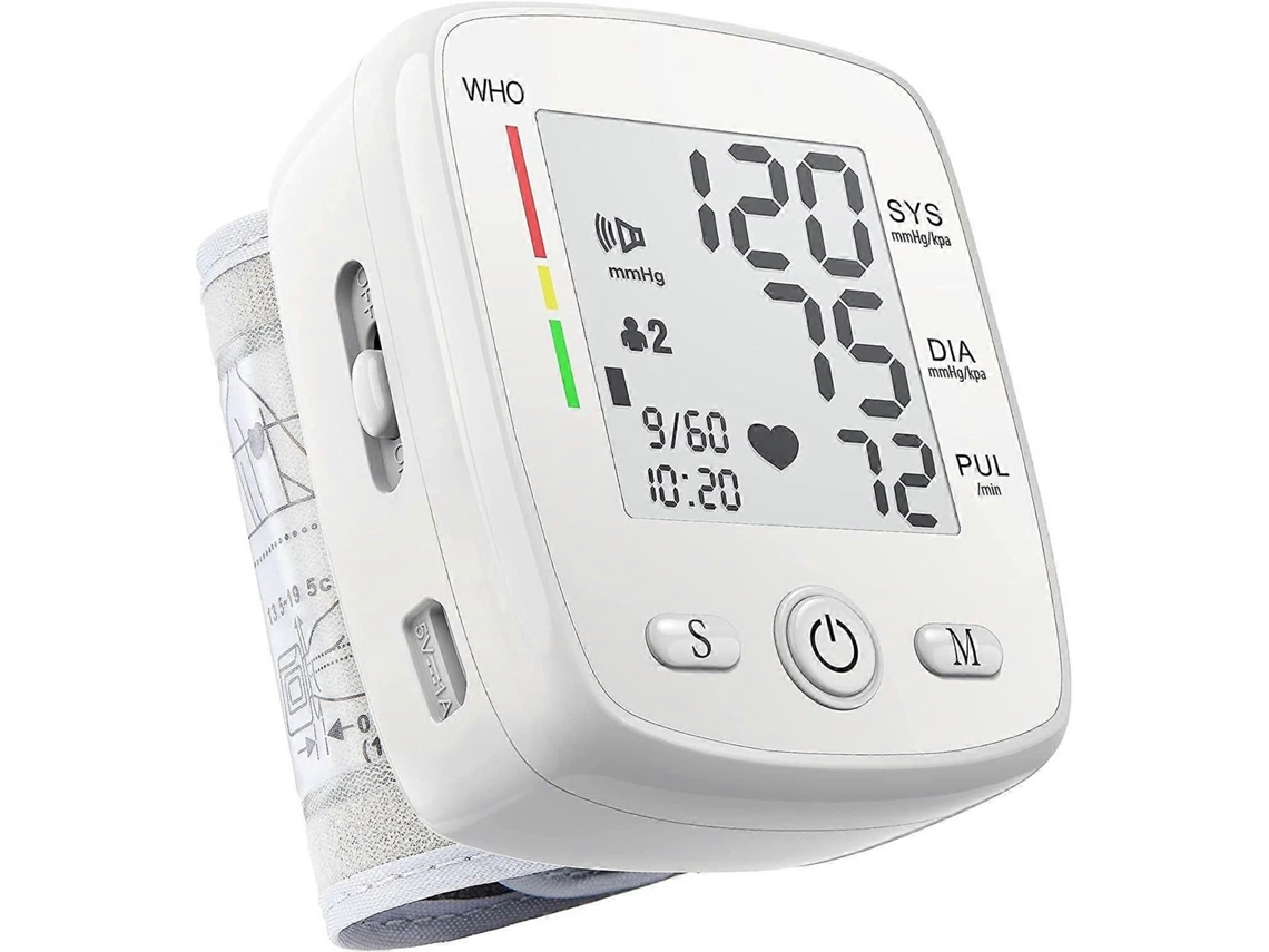 Monitor De Pressão Arterial De Pulso U-kiss Para Uso Doméstico Com Braçadeira (branco)