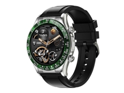 Reloj inteligente Bluetooth Loaniy E18 Pro con función NFC, color silicona verde Hengrongshen