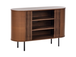 Beliani Aparador de aglomerado de madera marrón Taroon 120x40x80