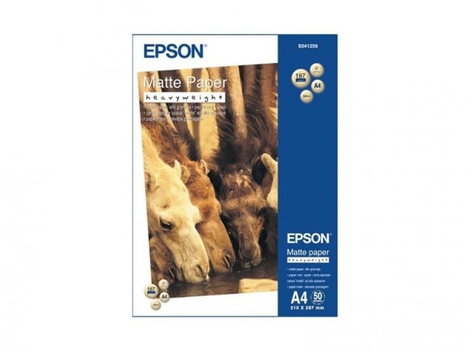 Papel fotográfico EPSON Matte Paper Heavy Weight - A4 - 50 hojas