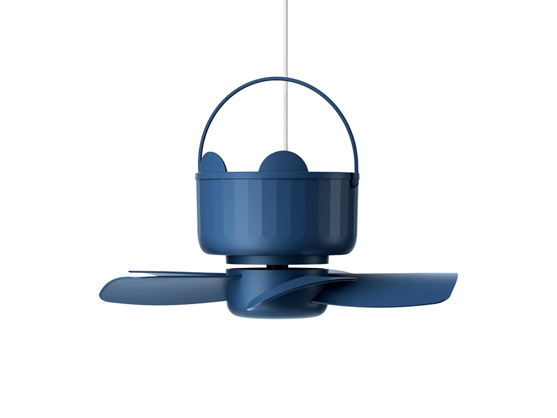 Ventilador De Techo Portátil Eifson Con Gancho Y Temporizador Mando A Distanciaazul