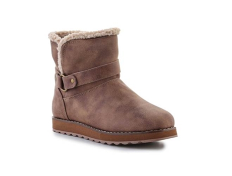 Botas SKECHERS Mujer Gamuza (37,0 eu - Marrón)
