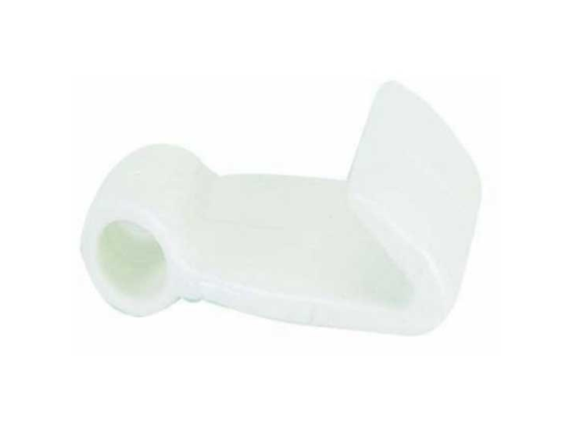 Gancho de Toldo Branco 40 Mmplastimo