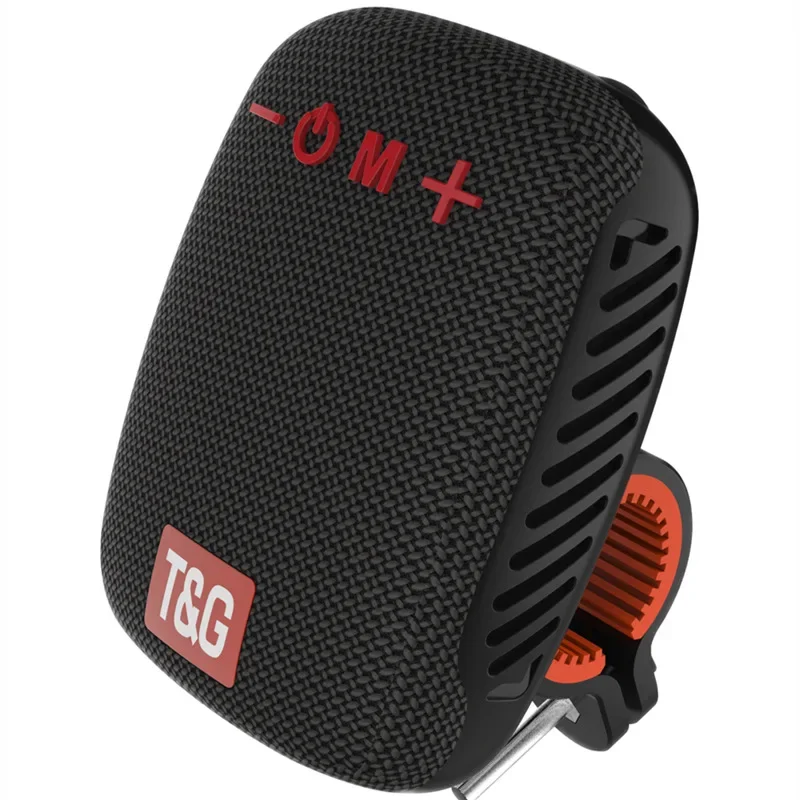 (negro) Altavoz Bluetooth Tws Para Ciclismo, Con Ranura Para Tarjeta Sd, Radio Fm, Portátil E Impermeable