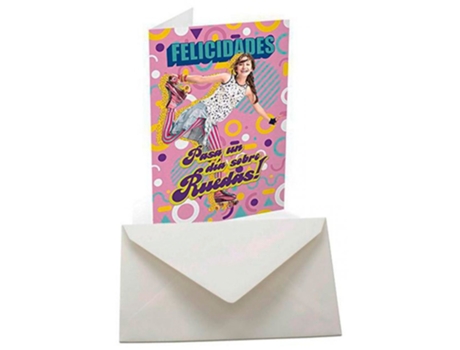 Cartão Postal com Envelope Soy Luna Rosadisney