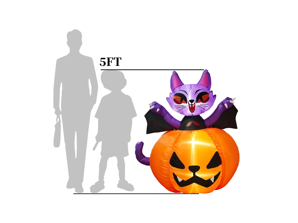Iluminación LED decorativa de Halloween con montaje estable