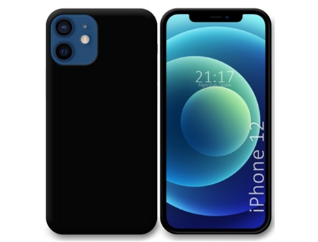 Carcasa iPhone 12 / 12 Pro (6.1) TUMUNDOSMARTPHONE Silicona Negro