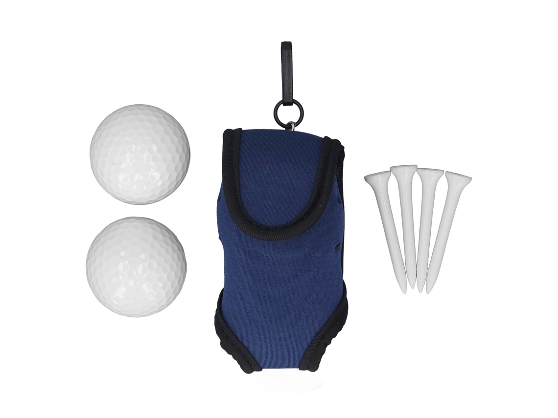 2026-bolsa De Cintura Para Golf Con Depósito De Pelotas Y Portatees, Bolsa Deportiva De Neopreno Azul