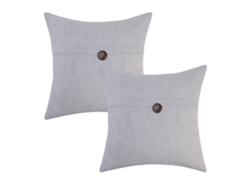 2 Fundas De Cojín Vintage, Azul Marino, 45x45 Cm