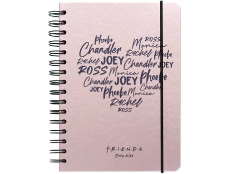 Agenda Escolar ERIK EDITORES Friends (A5 - 2021/2022 - Semanal - 14.8x21cm)