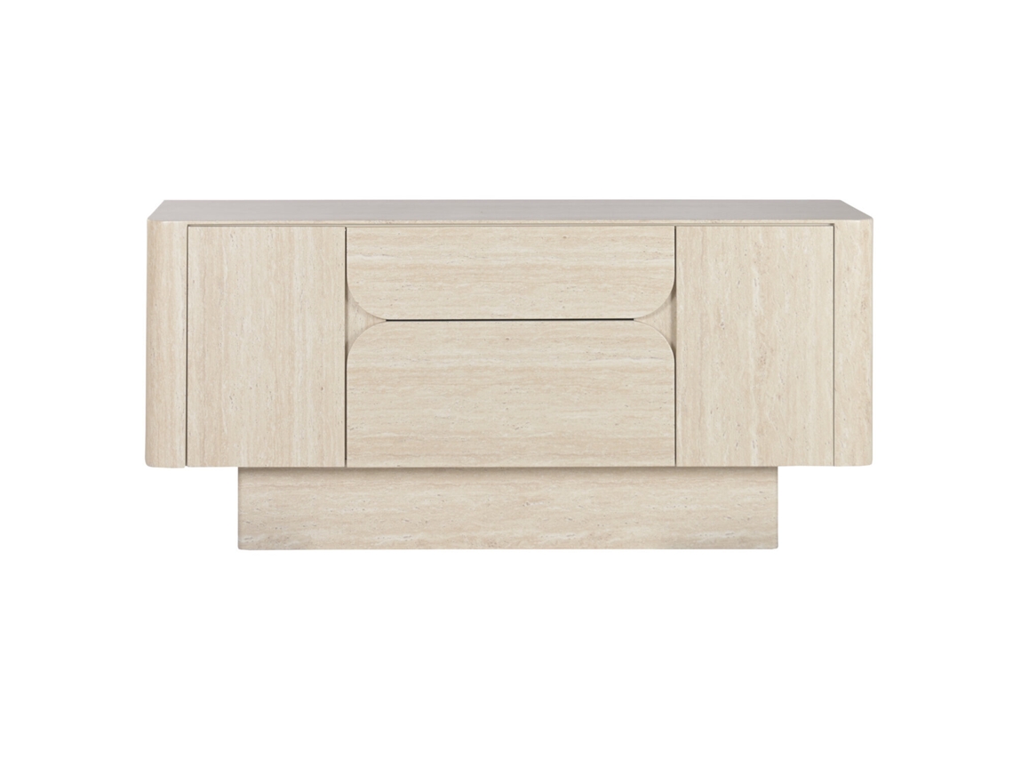 Buffet Madera Simil Travertino Beige 162,6x45,5x76cm