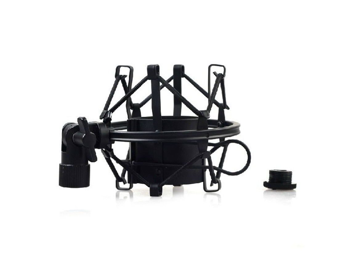 SZSMART   Gravação de Estúdio Reduz O Ruído Spider Montagem Antichoque de Microfone de Metal Profissional[Preto 4,5Cm]