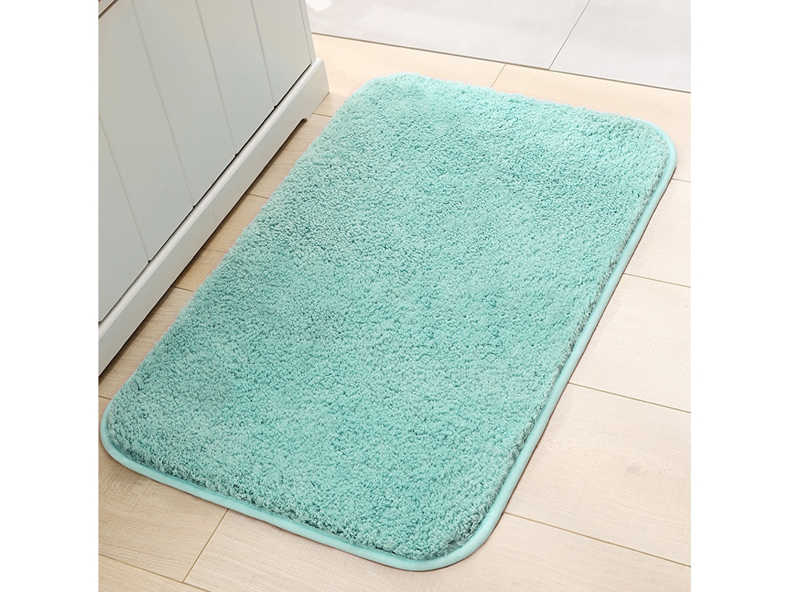 Tapetinho De Banho Verde Antideslizante Com Ventosas De Secagem Rápida (60 X 110 Cm)*