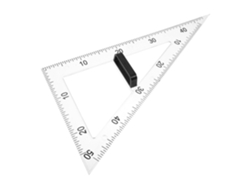 Juego Educativo Magnético Triangular Transparente De 60°