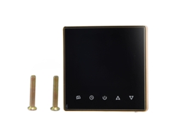 Termostato Inteligente Programable Multifuncional Para Aire Acondicionado Y Calefacción Eléctrica 220v Dorado