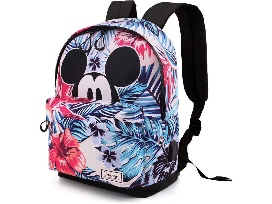 Mochila MICKEY MOUSE MOU63503-00-U (Blanco - Poliéster - 44x30x20 cm)