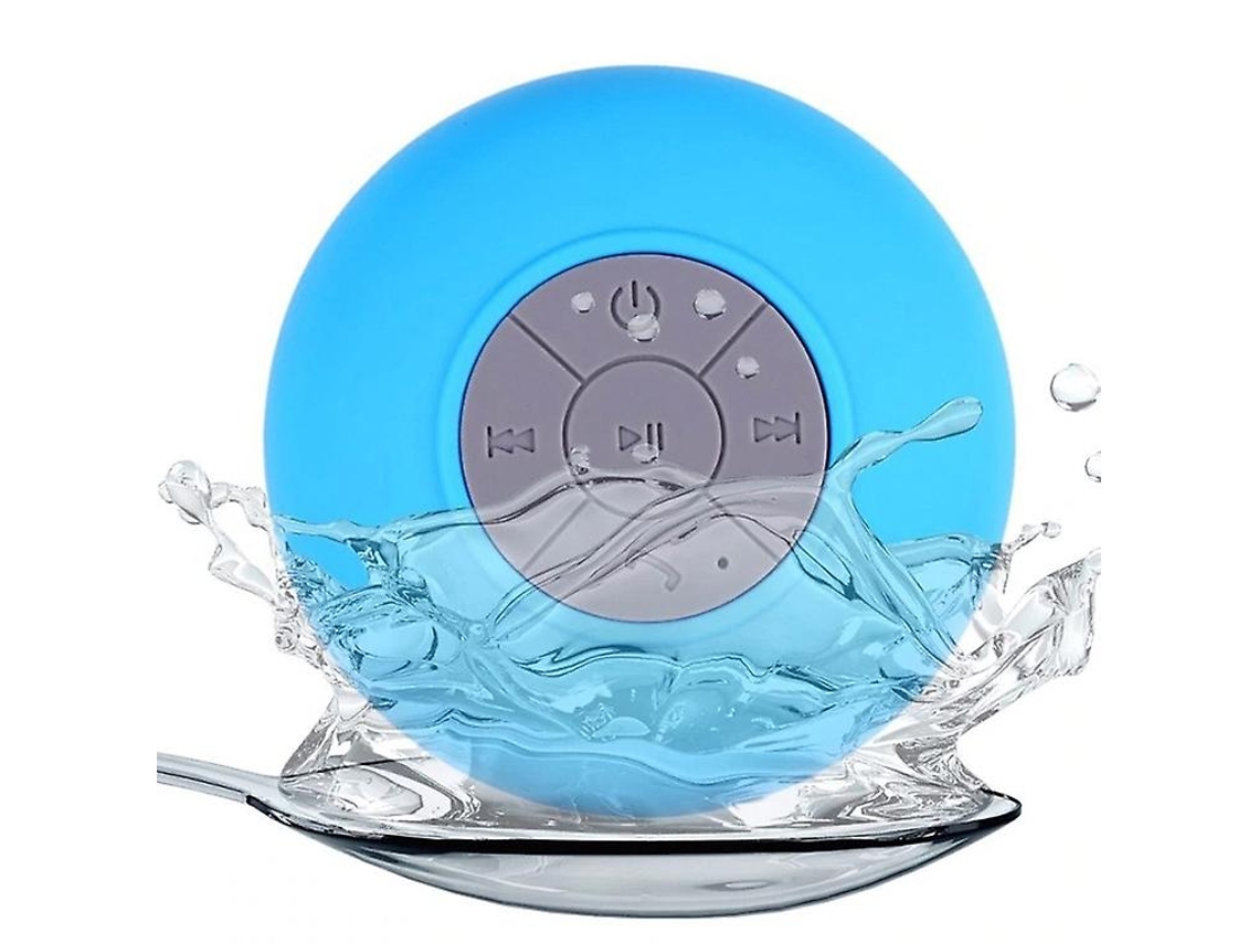 Mini subwoofer inalámbrico portátil e impermeable para ducha, altavoz Bluetooth, llamadas manos libres, reproducción de música y llamadas de Rosewell