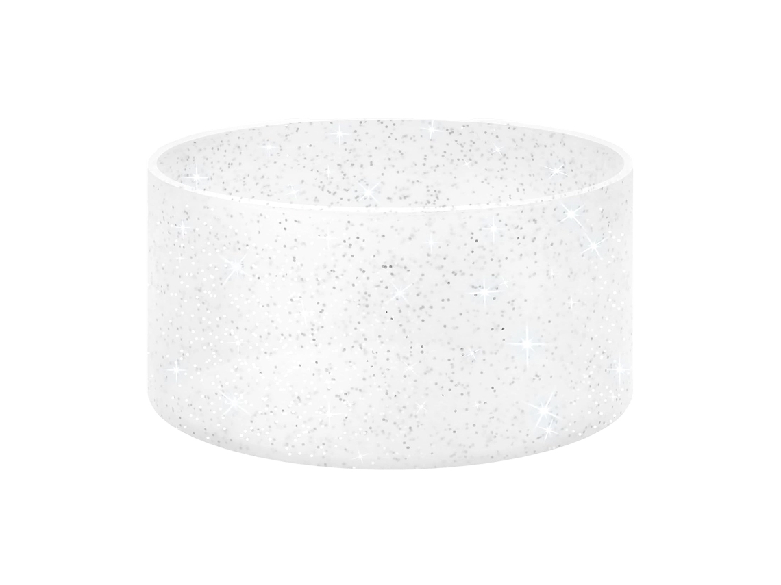 JILLIOPER Set de vasos térmicos de silicona antideslizante, alta temperatura, set de vasos de 7,5 cm y 9 cm con base de silicona